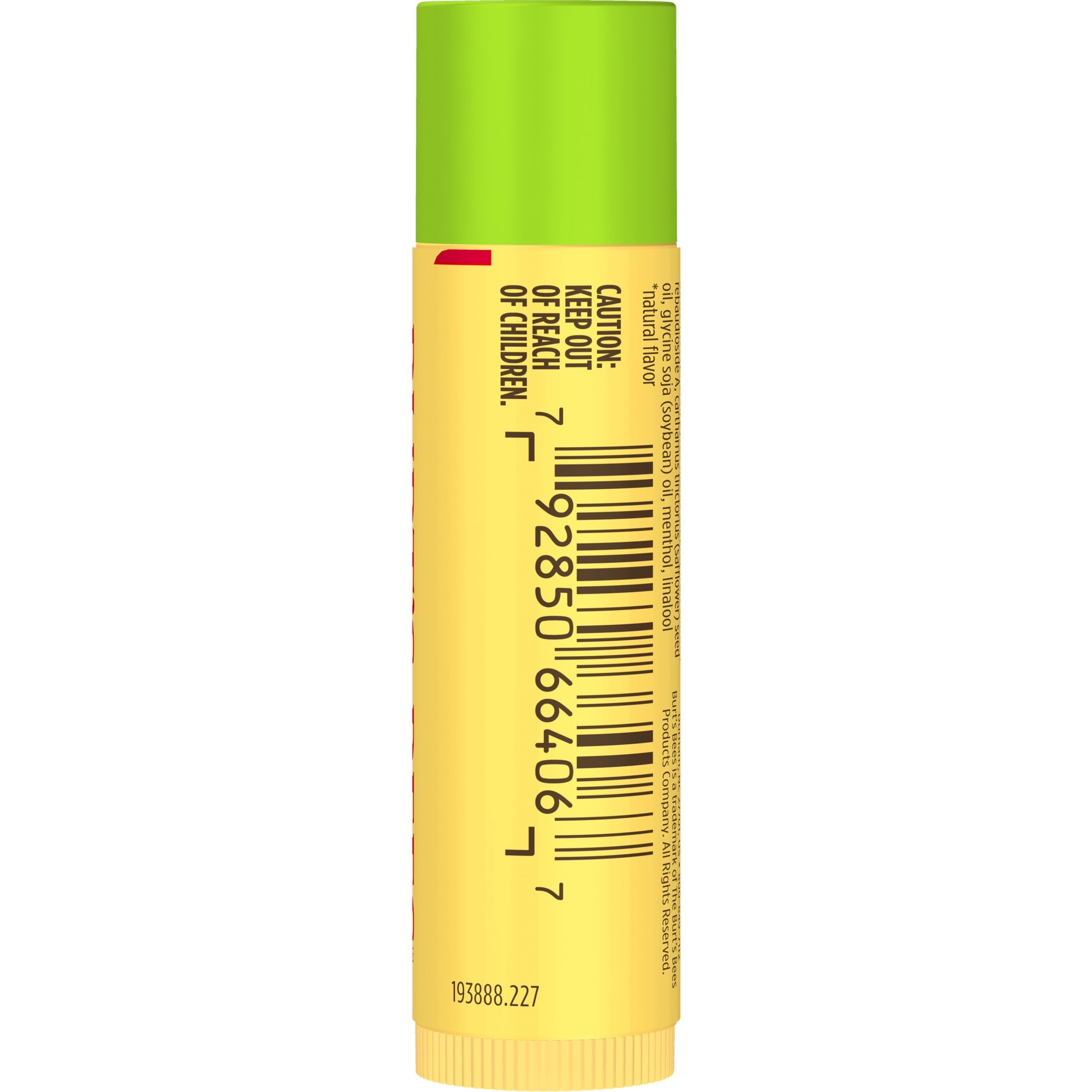 Burt's Bees Green Apple Moisturizing Lip Balm, 100% Natural Origin, Mother's Day Gift, 1 Tube, 0.15 oz