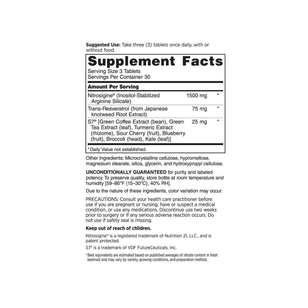DOCTORS' PREFERRED Nitric Oxide Supplement - Better Than Beet Roots for Blood Flow and Energy - 90 Vegan Tablets