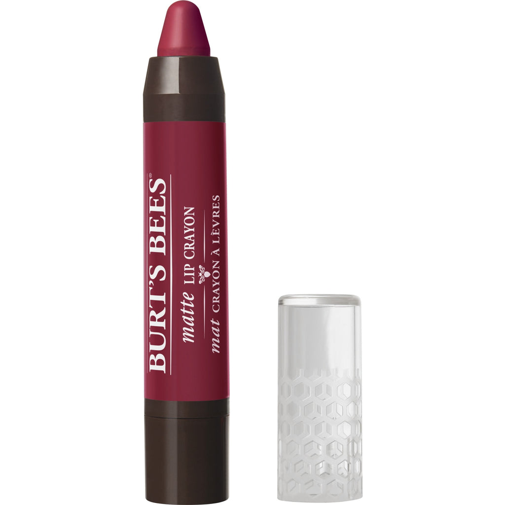 Burt's Bees 100% Natural Origin Moisturizing Matte Lip Crayon, Napa Vineyard - 1 Crayon