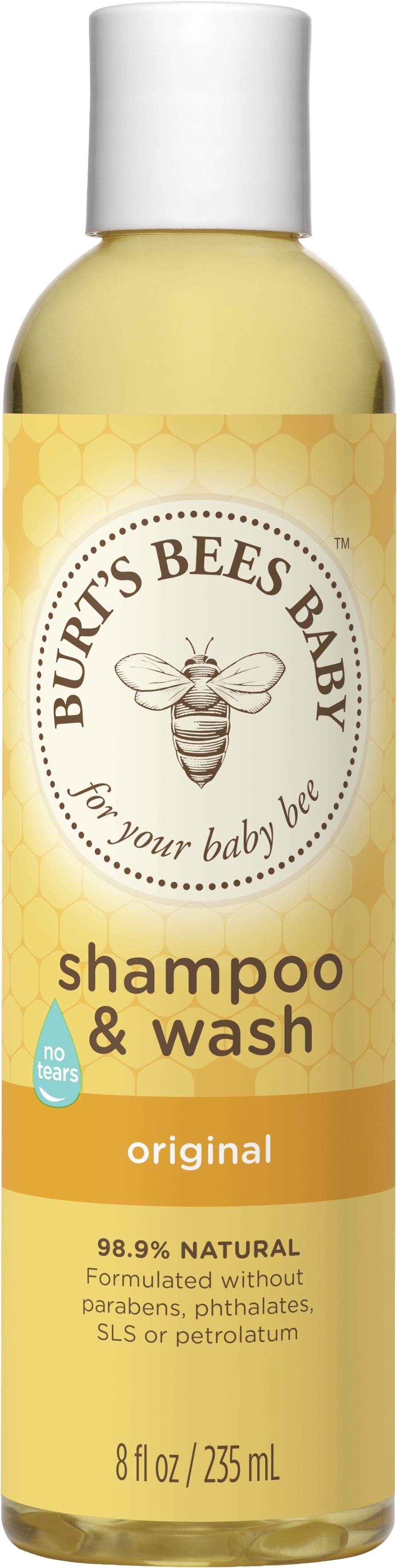 Burt's Bees Baby Shampoo & Wash, Original & Tear Free, 8 fl oz