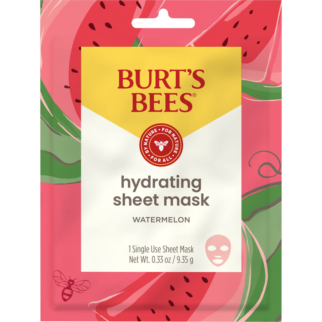 Burt's Bees Hydrating Sheet Mask With Watermelon, 1 Count