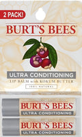 Burt's Bees Lip Balm, Ultra Conditioning with Kokum Butter, 0.15 oz (Pack of 3)