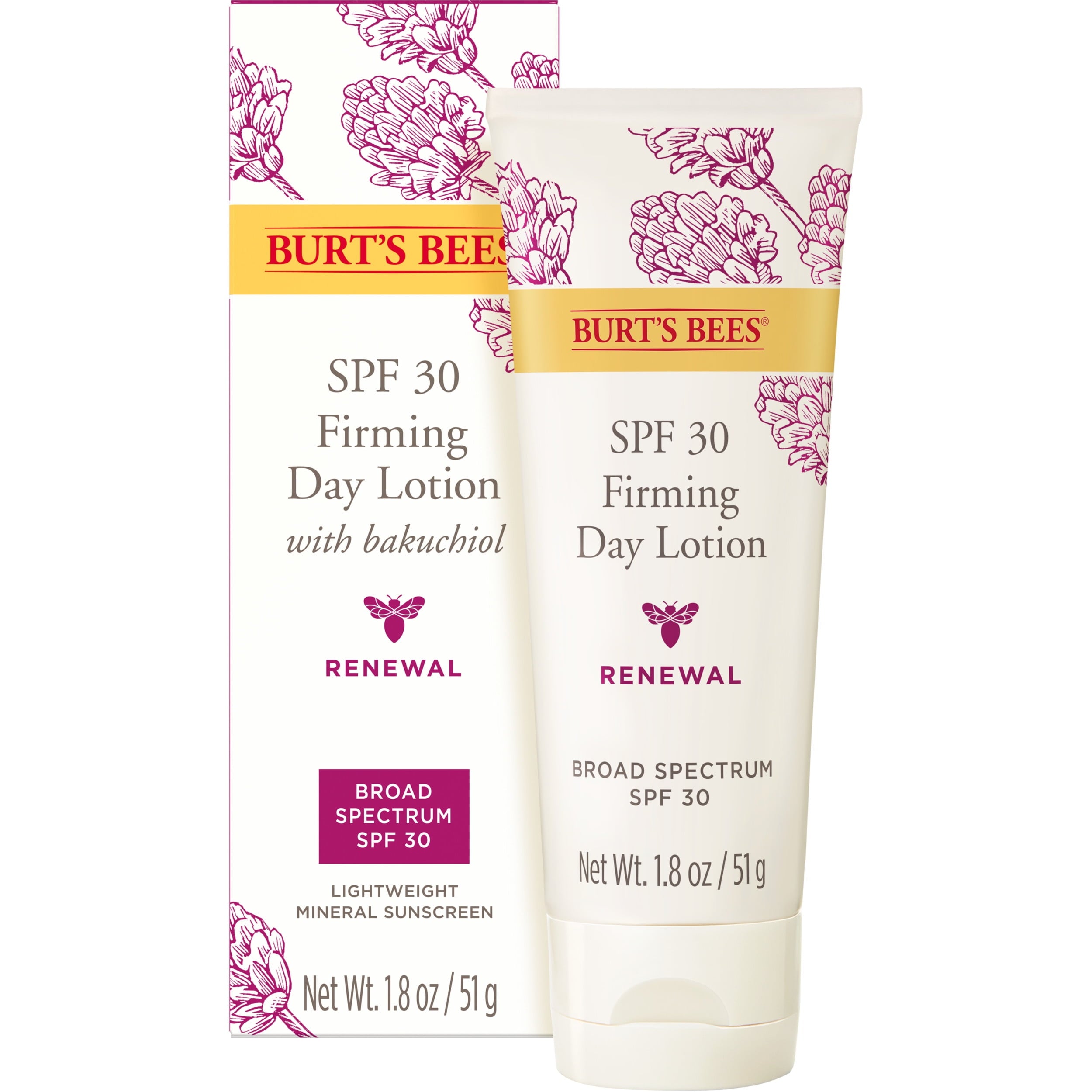 Burt's Bees Renewal Firming Day Lotion, SPF 30, 1.8 oz