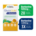 Doctors’ Preferred GlucoGold with Berberine, Healthy Blood Sugar Support, 42 Vegetarian Tablets