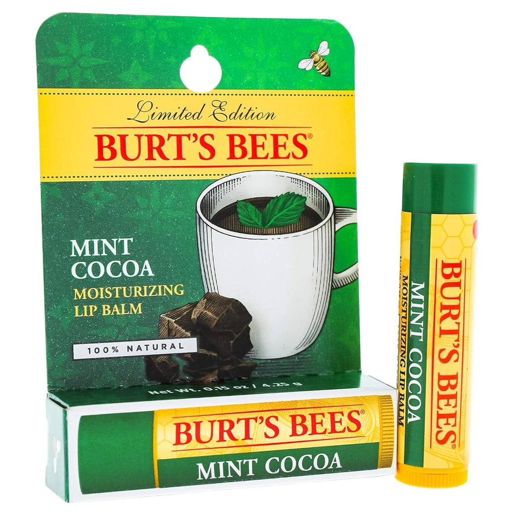 Mint Cocoa Lip Balm Blister by Burts Bees for Unisex - 0.15 oz Lip Balm