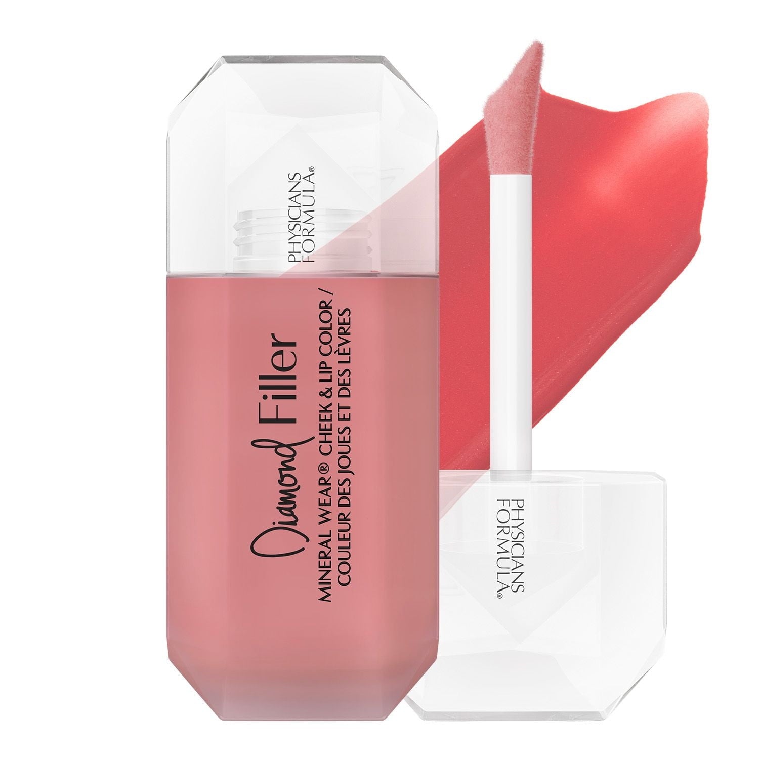 Physicians Formula Mineral Wear Diamond Filler Cheek & Lip Liquid Blush - Brilliant Peach