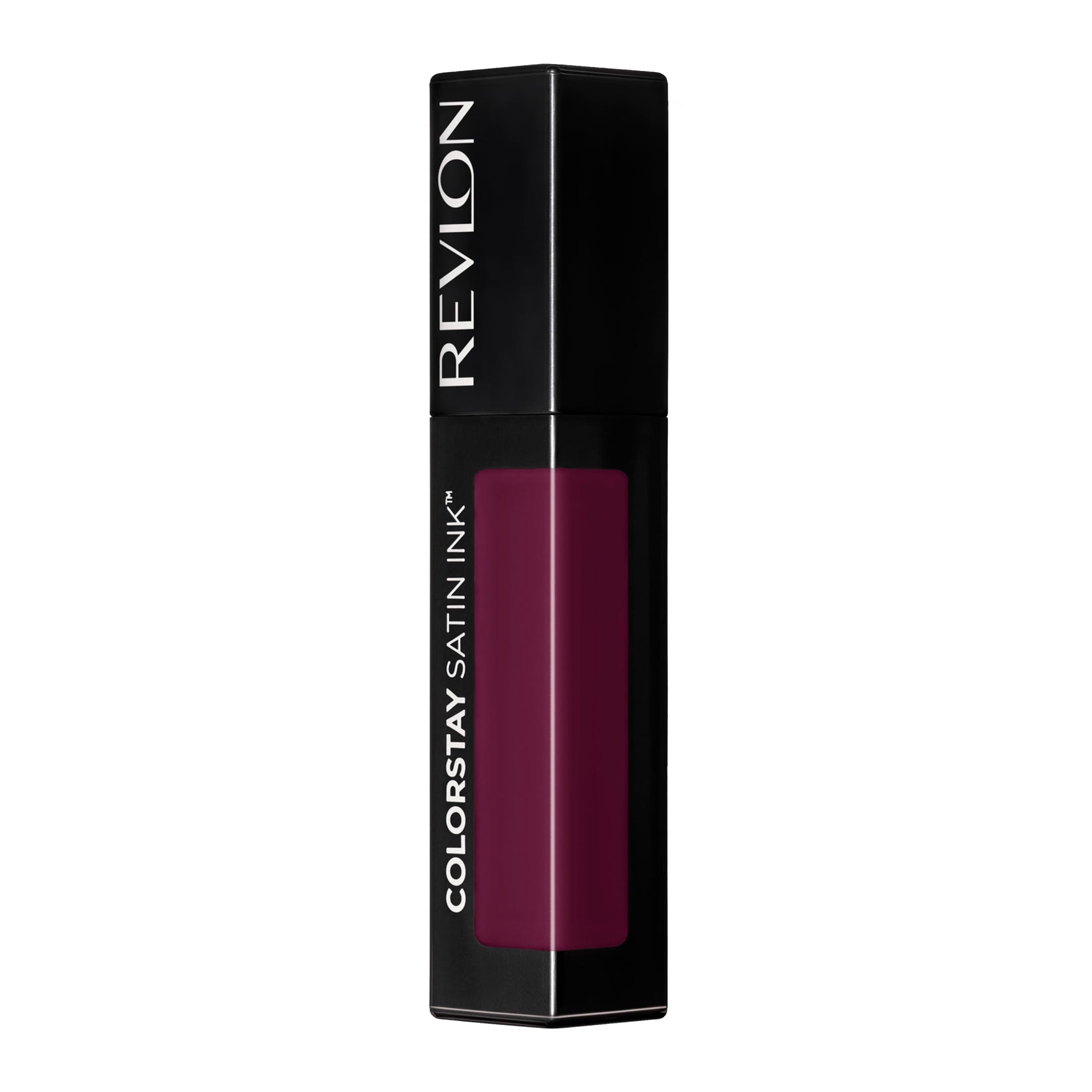Revlon ColorStay Satin Ink Long Lasting Lipstick with Vitamin E, 022 Black Cherry, 0.17 fl oz