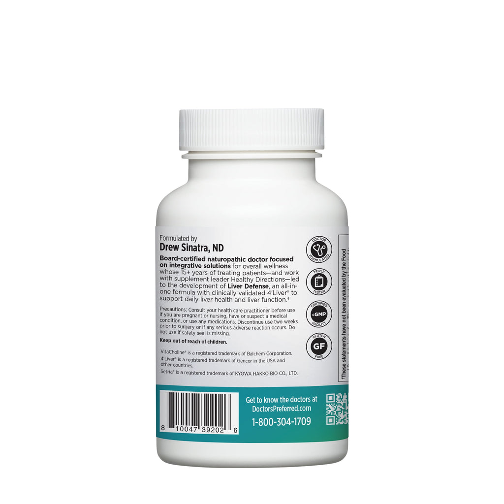 Doctors' Preferred Liver Defense, Liver Health and Detox with Milk Thistle, 60 Capsules
