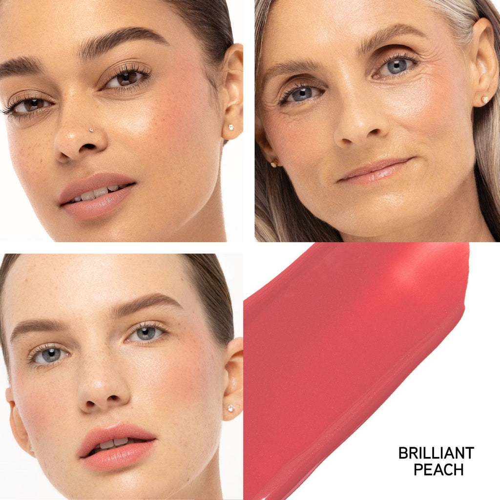 Physicians Formula Mineral Wear Diamond Filler Cheek & Lip Liquid Blush - Brilliant Peach