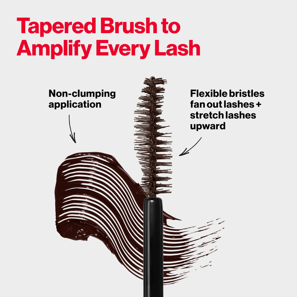 Revlon ColorStay Xtensionnaire Lengthening Mascara, Lash Serum and Mascara In One, 203 Black Brown