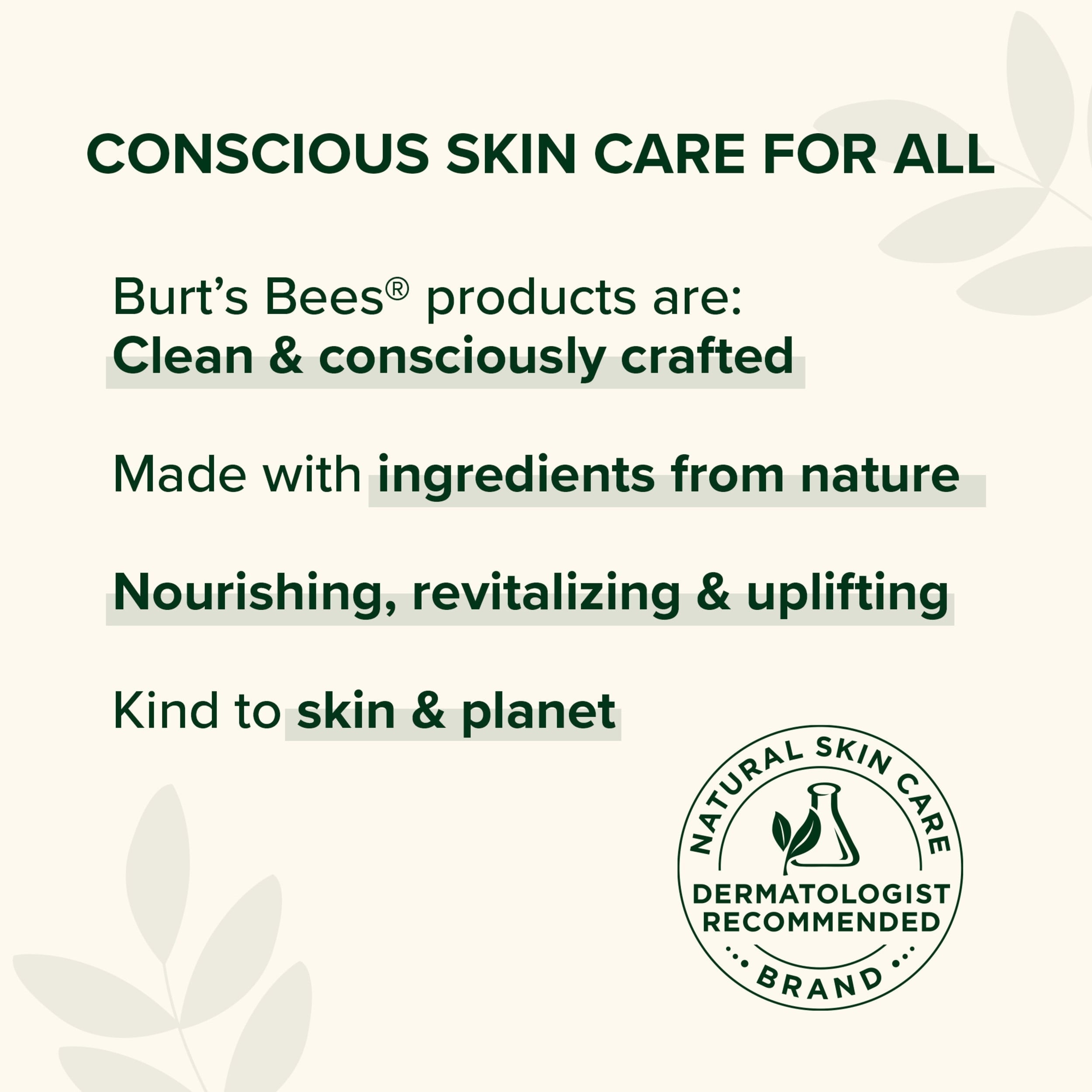 Burt's Bees 100% Natural Origin Rescue Lip Balm, Cooling Eucalyptus, 1 Tube