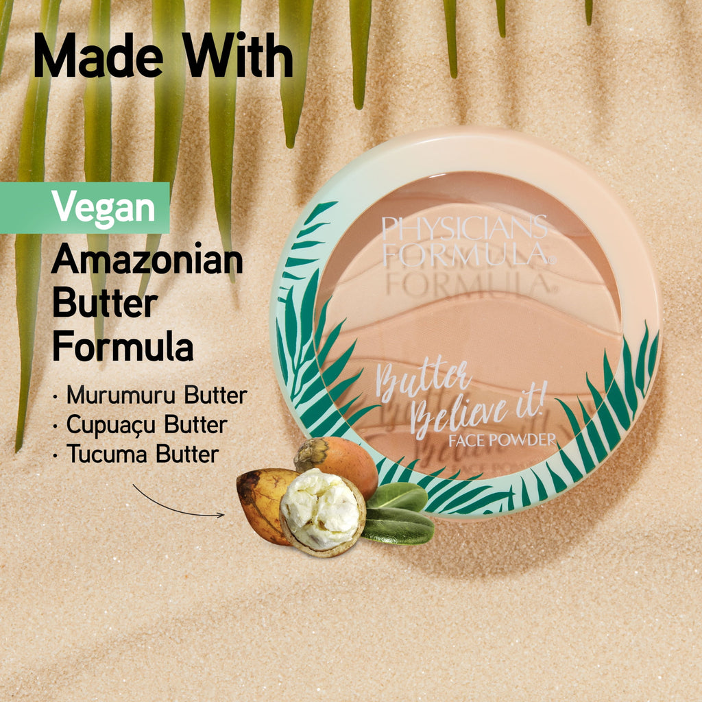 Physicians Formula Murumuru Butter Butter Believe it, Pressed Powder, Creamy Natural