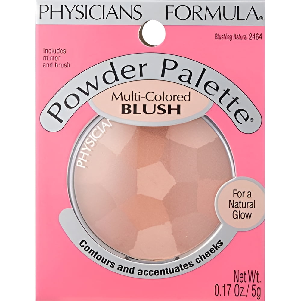 Physicians Formula Powder Palette Blush Makeup, Blushing Natural, 0.17 oz
