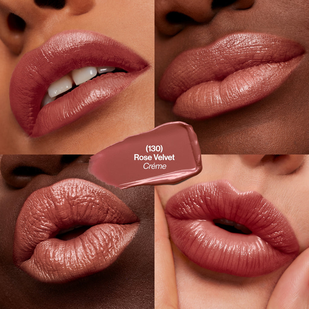 (2 pack) Revlon Super Lustrous Creme Lipstick, Creamy Formula, 130 Rose Velvet, 0.15 oz