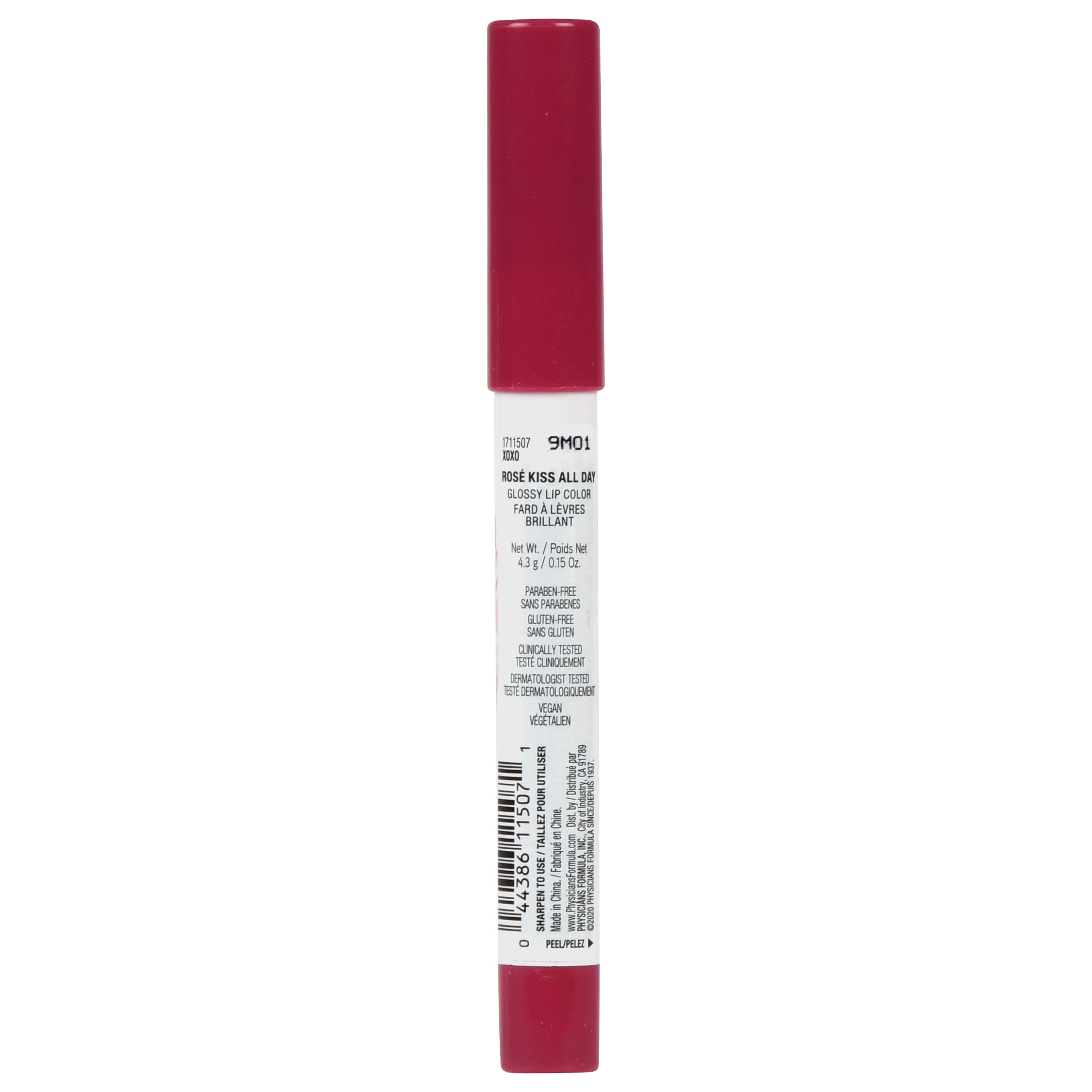 Physicians Formula RosÃÂ© All Day RosÃÂ© Kiss All Day Glossy Lip Color, Xoxo