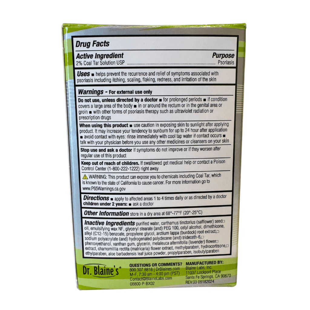 Dr. Blaine's Revitaderm Psoriasis Formula,  4 oz