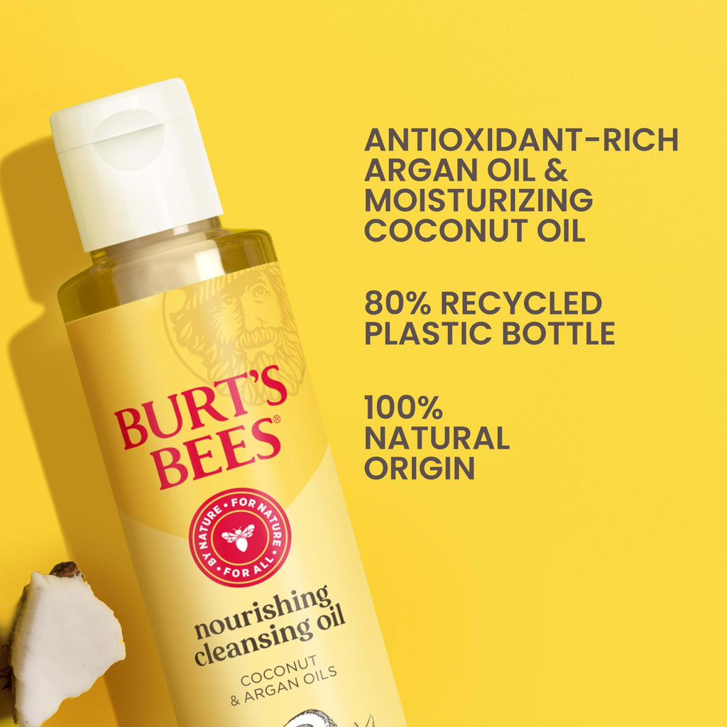 Burt's Bees, Cleansing Oil with Coconut & Argan Oils, 6 fl oz (177.4 ml)