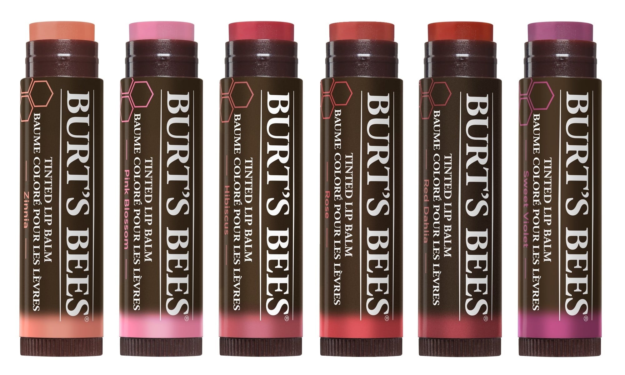 Burt's Bees 100% Natural Tinted Lip Balm, Rose with Shea Butter & Botanical Waxes - 1 Tube
