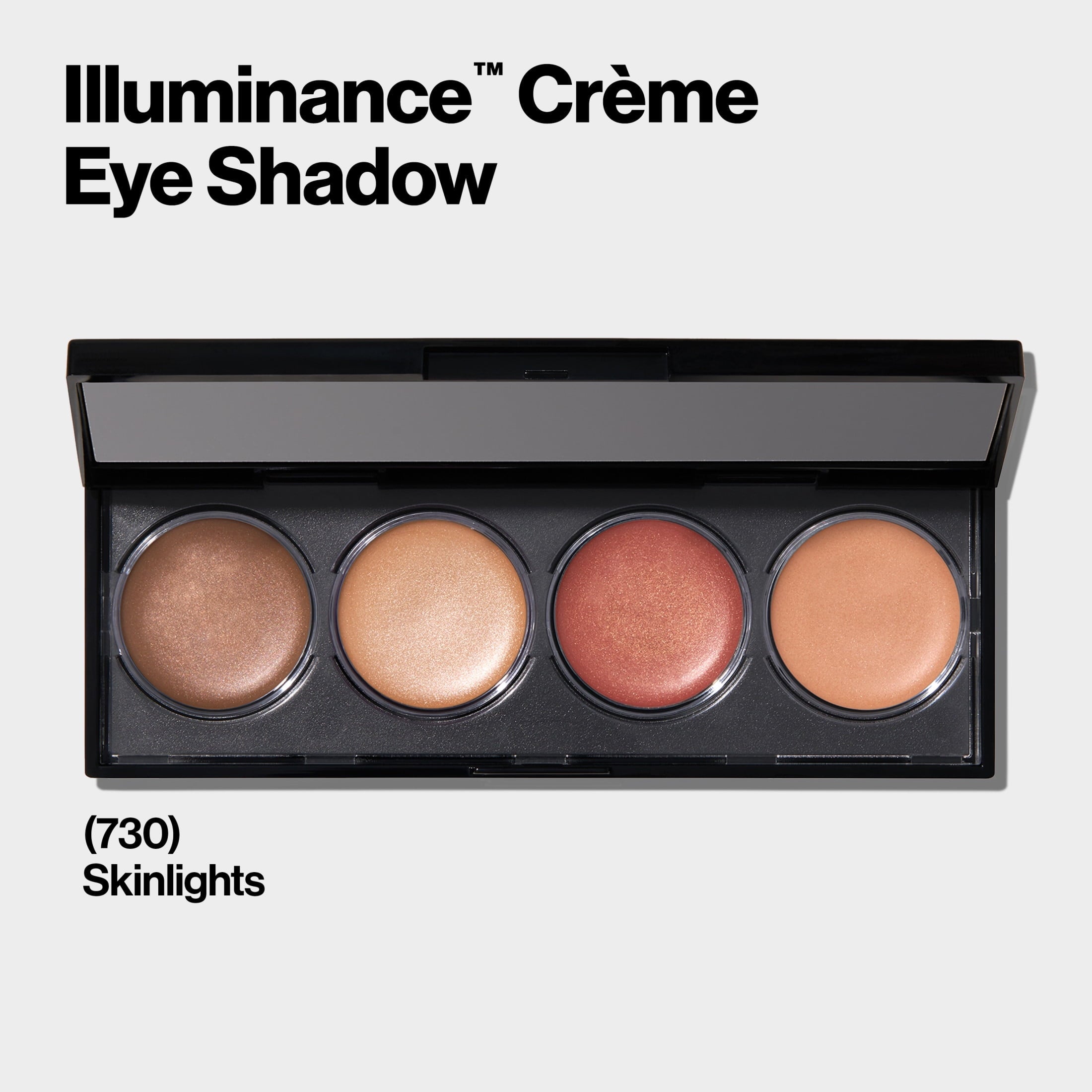 Revlon Illuminance Long Lasting Matte and Shimmer Eyeshadow Quad, Skinlights, 0.12 oz