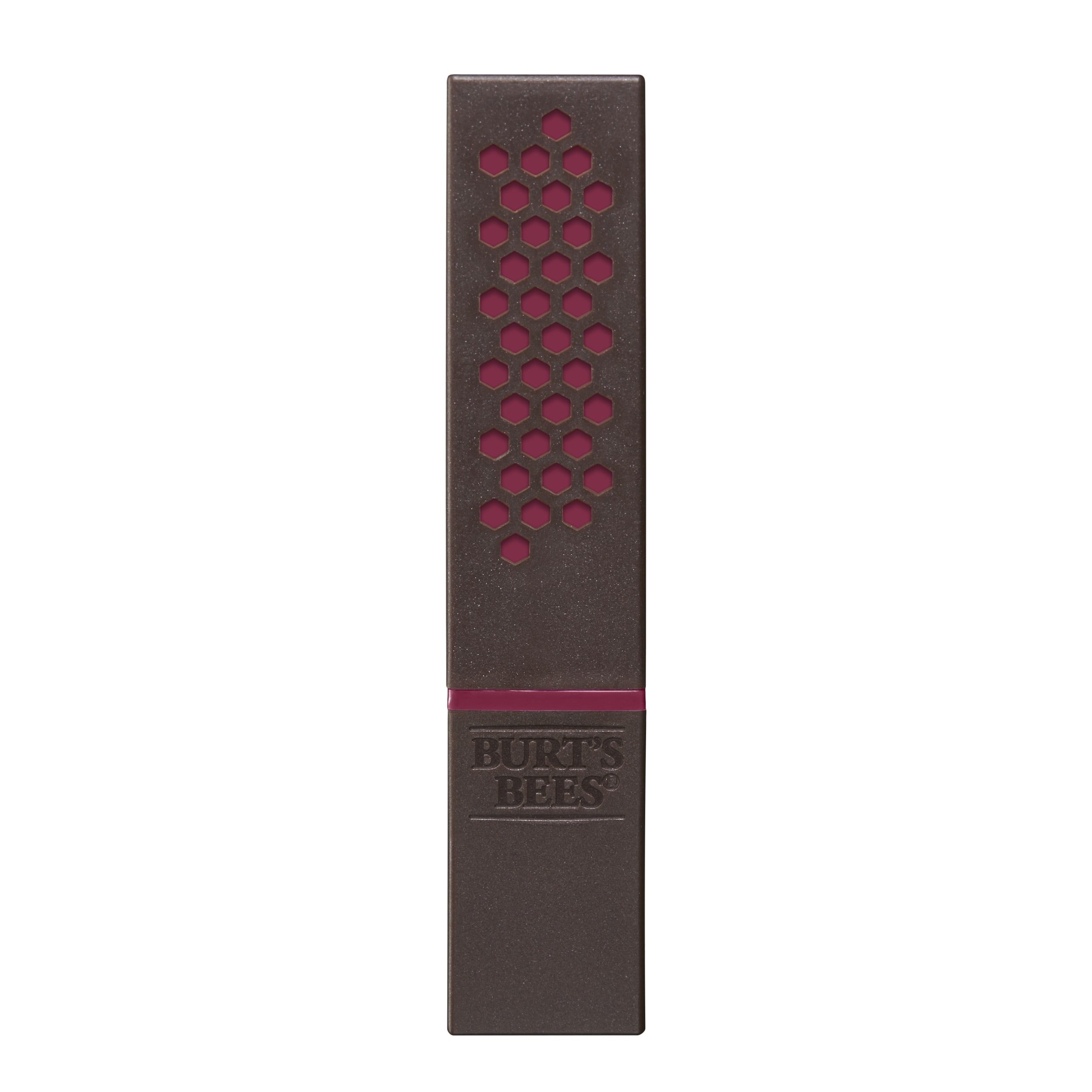 Burts Bees 100% Natural Moisturizing Lipstick, Wine Wave, 1 Count