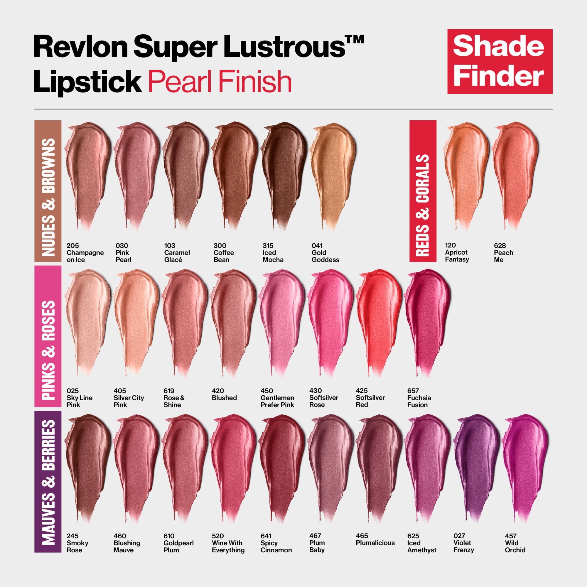 Revlon Super Lustrous Pearl Lipstick, Creamy Formula, 030 Pink Pearl