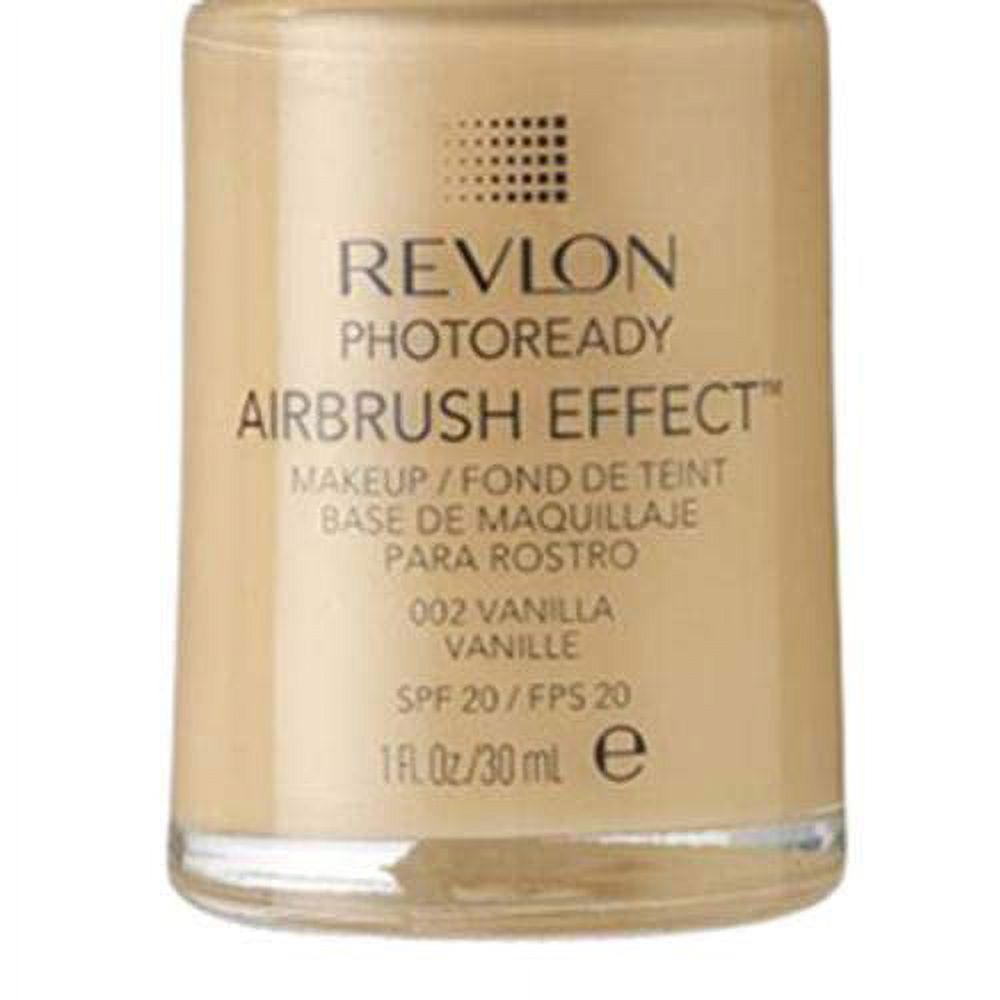 Revlon PhotoReady Airbrush Effect Makeup SPF20 002  Vanilla  1 Fl Oz.