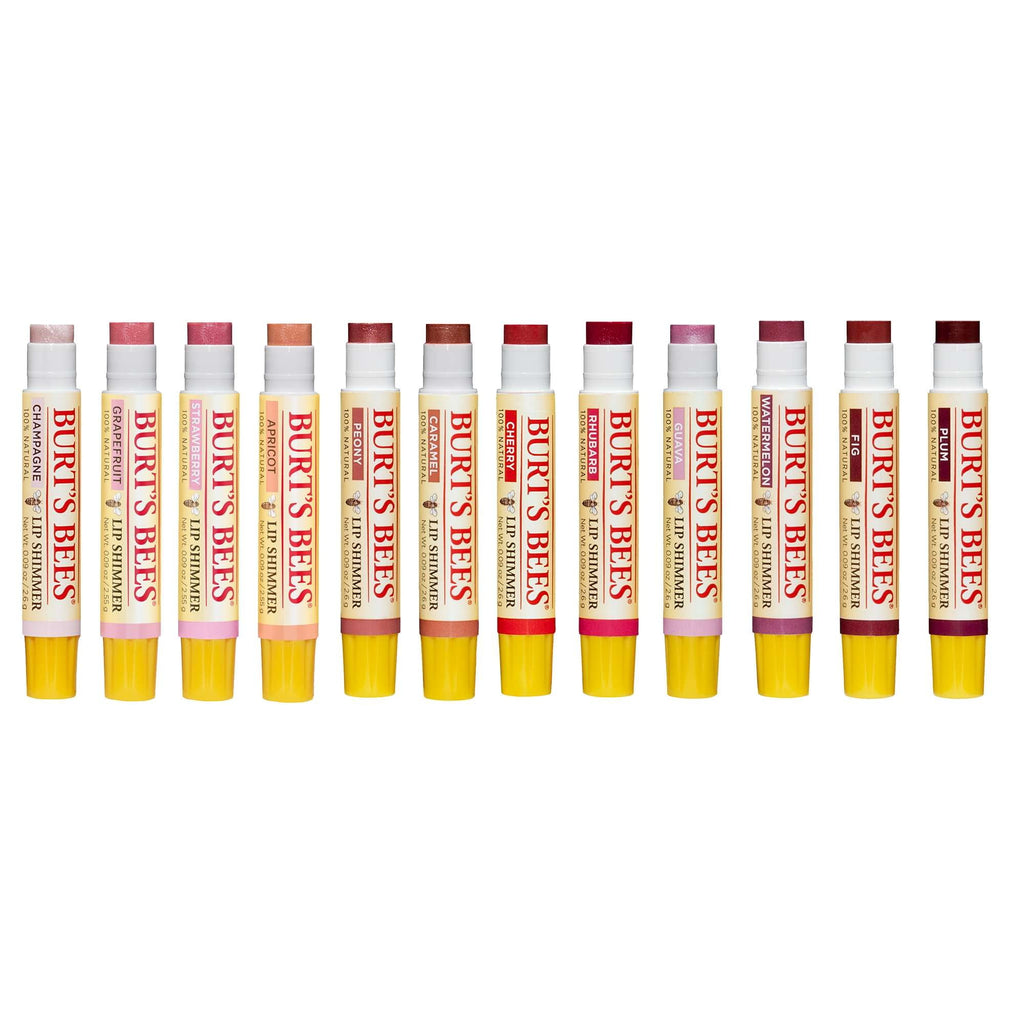 Burts Bees, Lip Shimmer Grapefruit, 0.09 Ounce