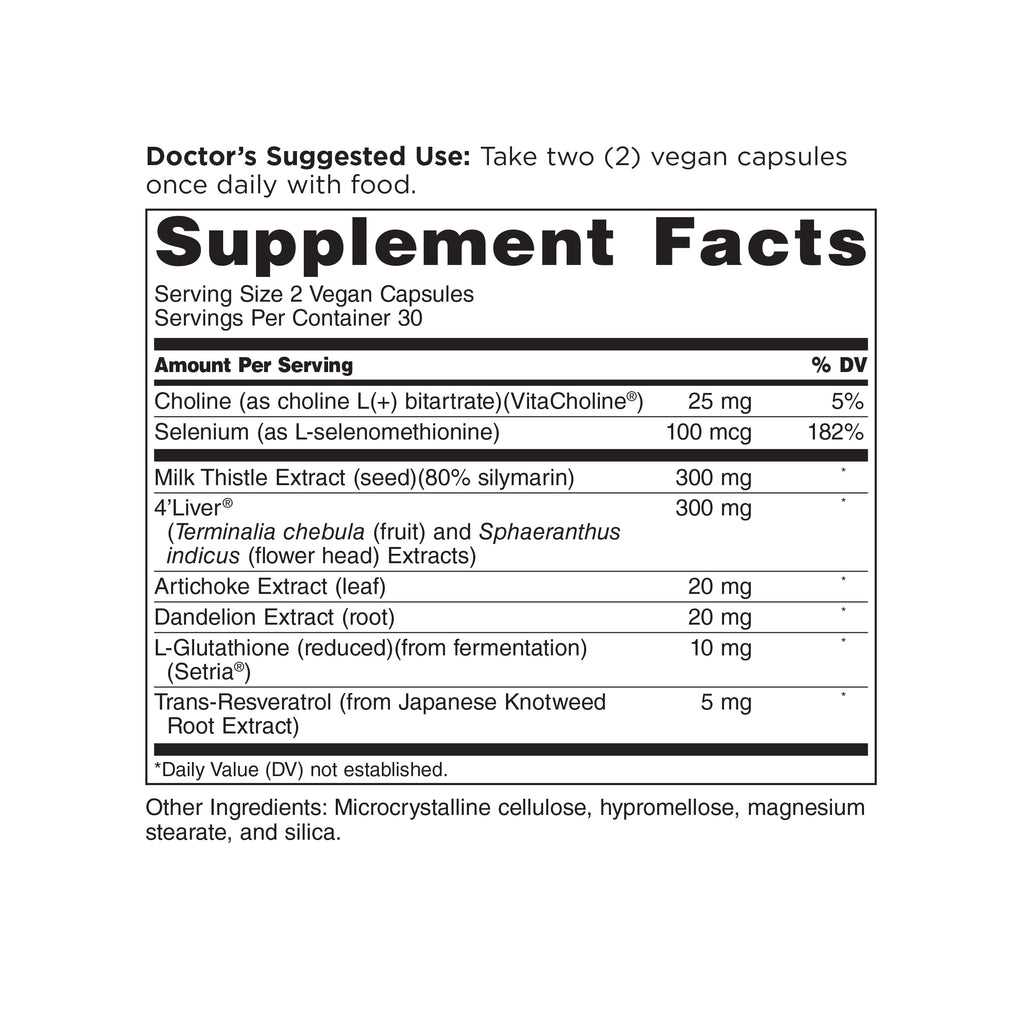 Doctors' Preferred Liver Defense, Liver Health and Detox with Milk Thistle, 60 Capsules