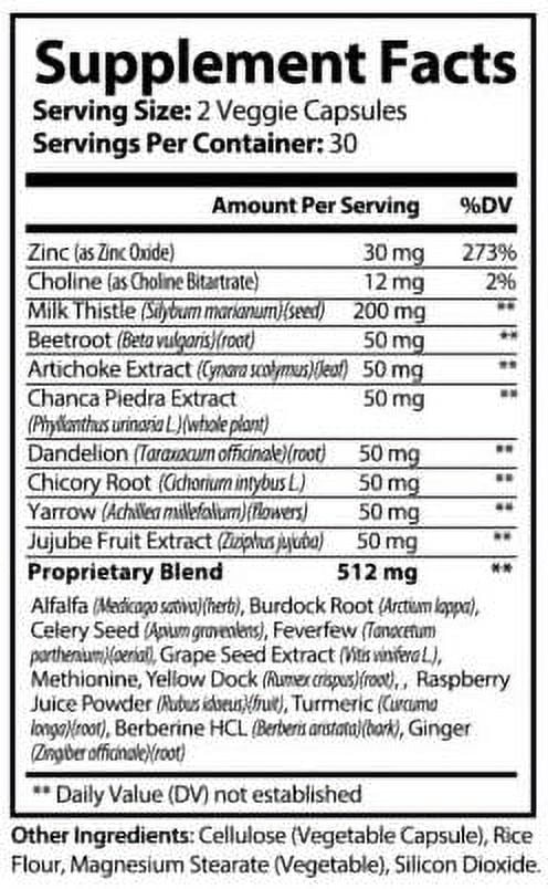 Doctor Recommended Premium Liver Detox Liver Cleanse & Liver Support w/ Milk Thistle, Beet Root, Dandelion. 23 Powerful Herbs by Research Labs