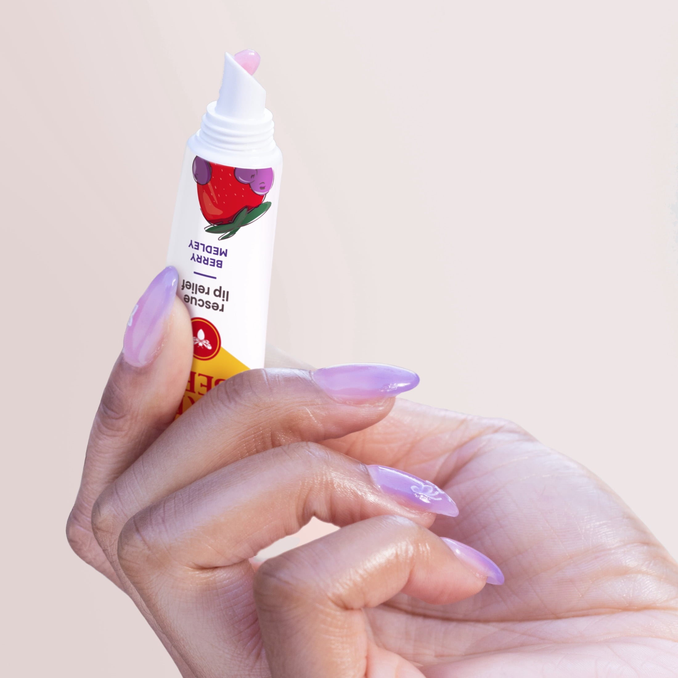 Burt's Bees Watermelon and Berry Medley Rescue Lip Relief, 2-Pack, 0.35 oz.