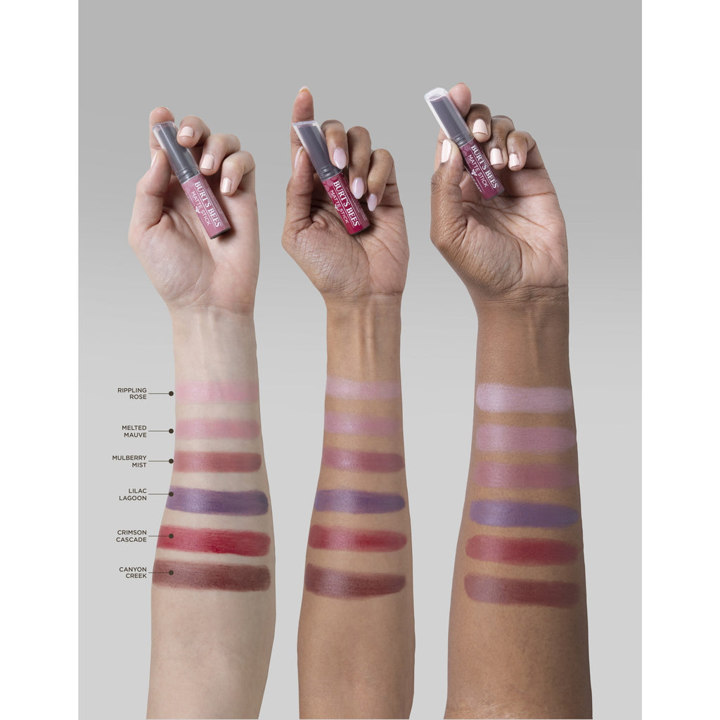 Burts Bees 100% Natural Origin Matte Stick  Rush of Raspberry, 1 Tube