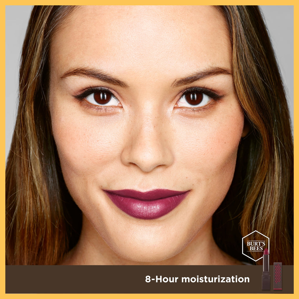Burt's Bees 100% Natural Moisturizing Lipstick, Ruby Ripple - 1 Tube