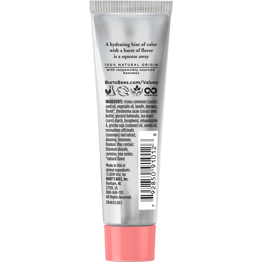 Burt's Bees 100% Natural Origin Squeezy Tinted Lip Balm, Sweet Peach - 0.43 Ounce Squeeze Tube