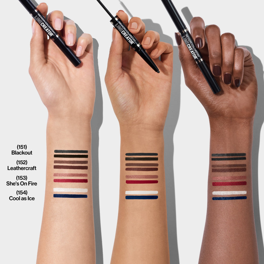 Revlon ColorStay Line Creator Waterproof Eyeliner Pencil, 151 Blackout, 0.004 oz